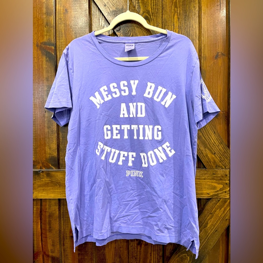 Victoria’s Secret - PINK - Purple Tshirt - Large